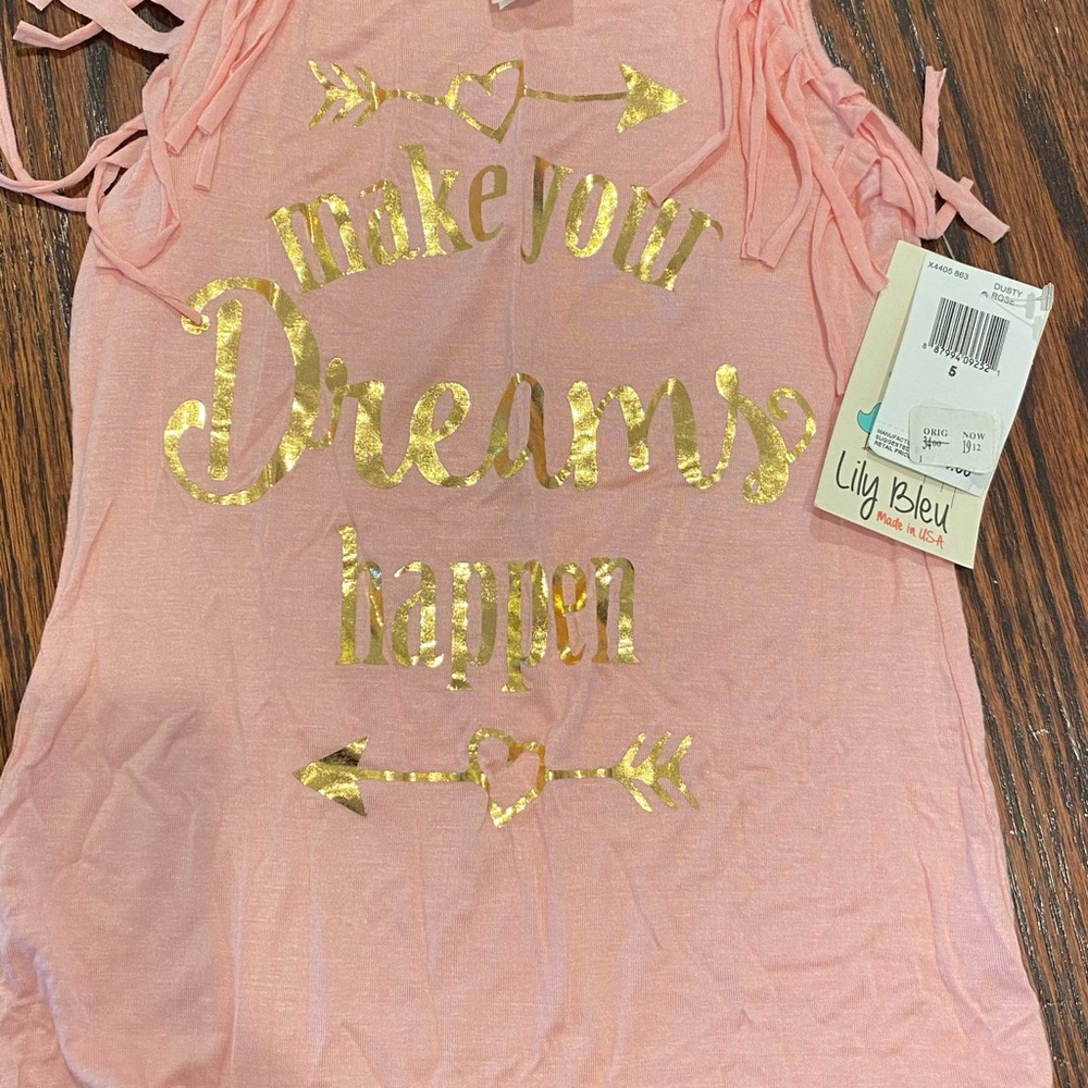 Lily bleu tank top size 5